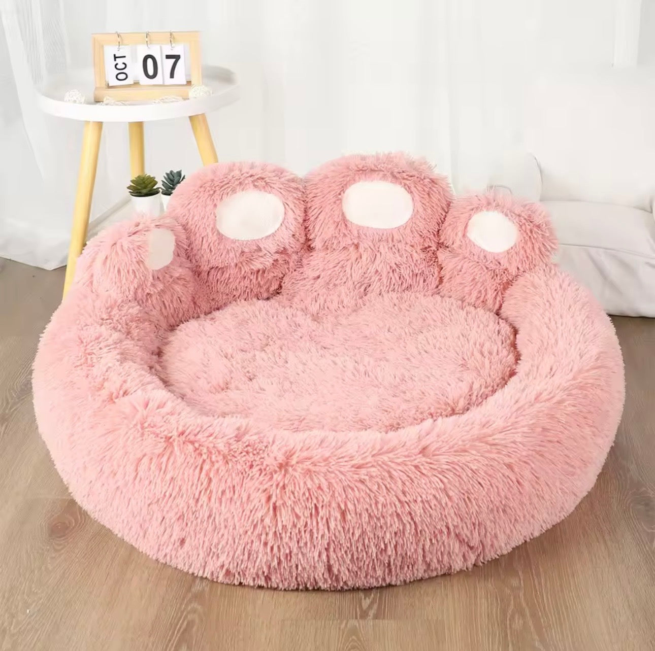 Lit en Peluche Confortable pour Chiens & Chats apaisant et moelleux