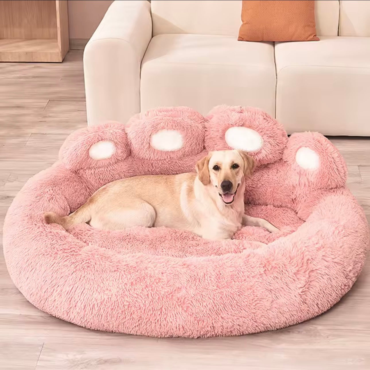 Lit en Peluche Confortable pour Chiens & Chats apaisant et moelleux