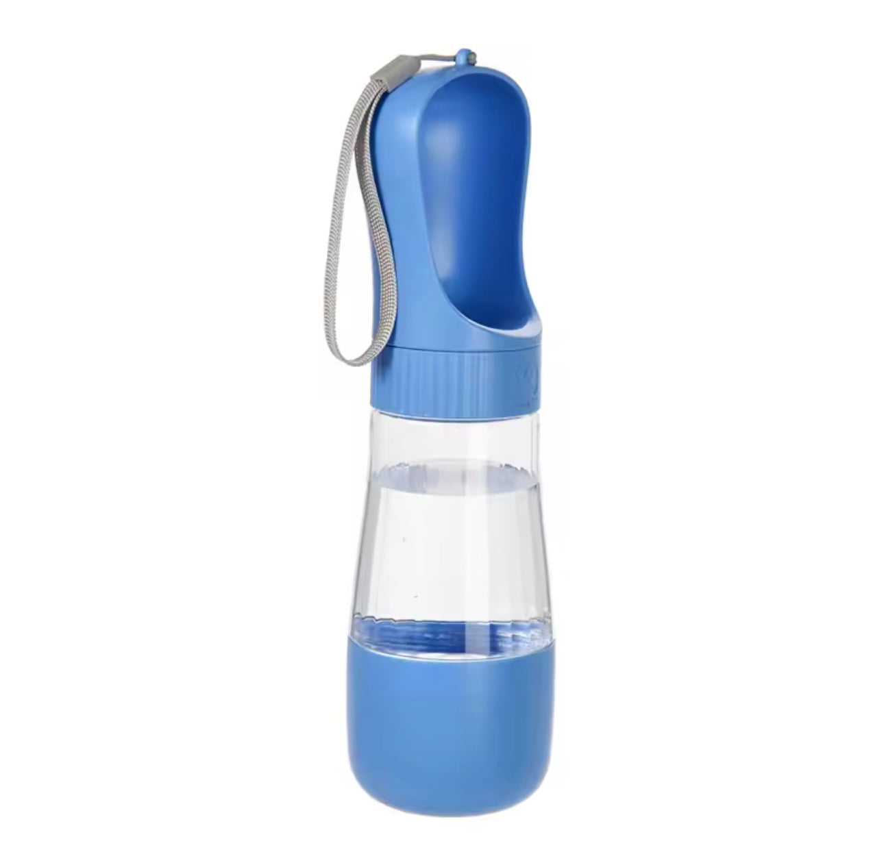 Gourde Portable 2-en-1 pour Chien et Chat - Distributeur d'Eau et Croquettes.