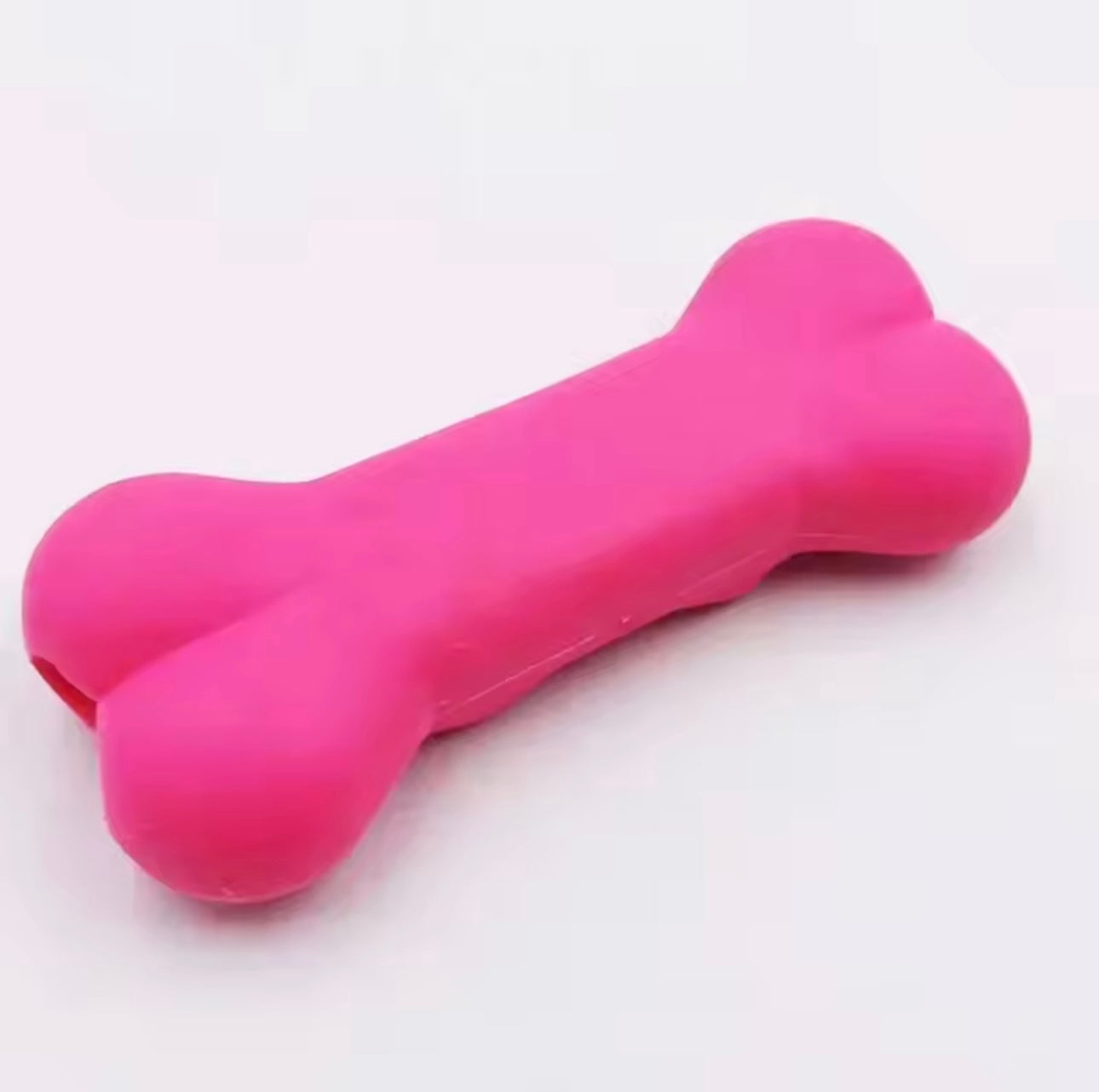 Jouet Os en Silicone Naturel pour Chien – Haute Résistance