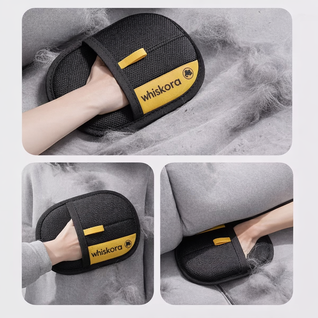 Gant Anti-Poils Réutilisable – Élimine Poils de Chat & Chien sur Canapé, Vêtements et Tapis