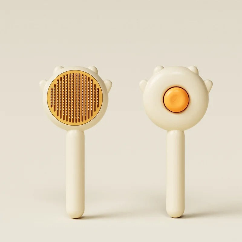 Brosse Magique Autonettoyante : Dites Adieu aux Poils Partout en un Seul Clic !