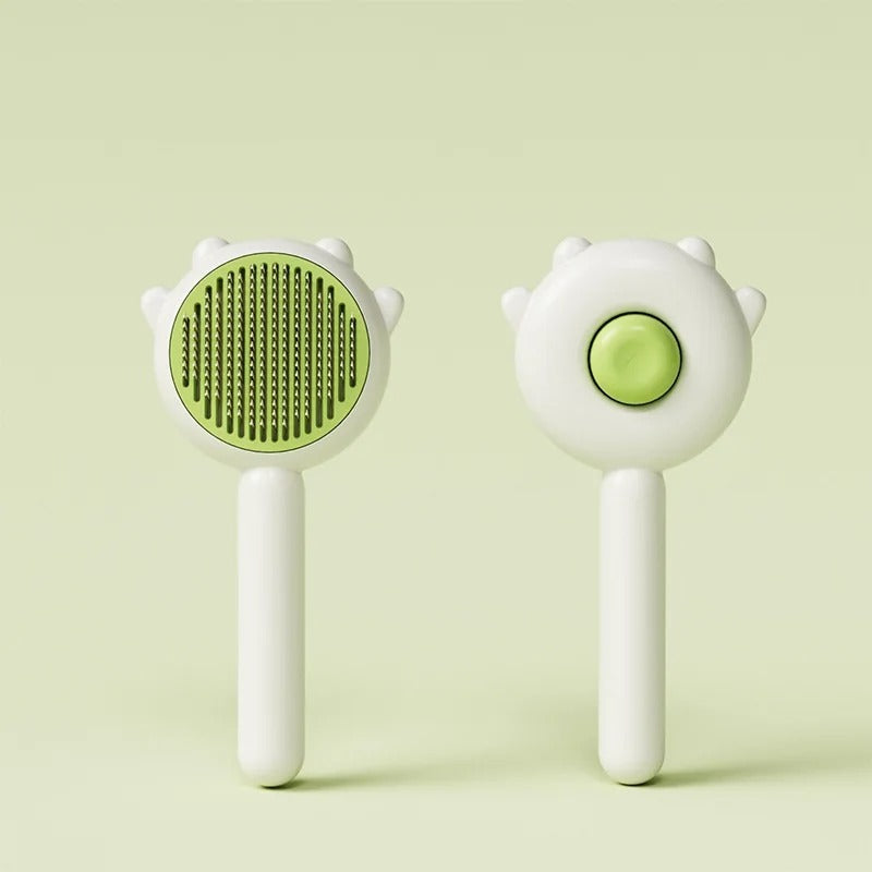 Brosse Magique Autonettoyante : Dites Adieu aux Poils Partout en un Seul Clic !