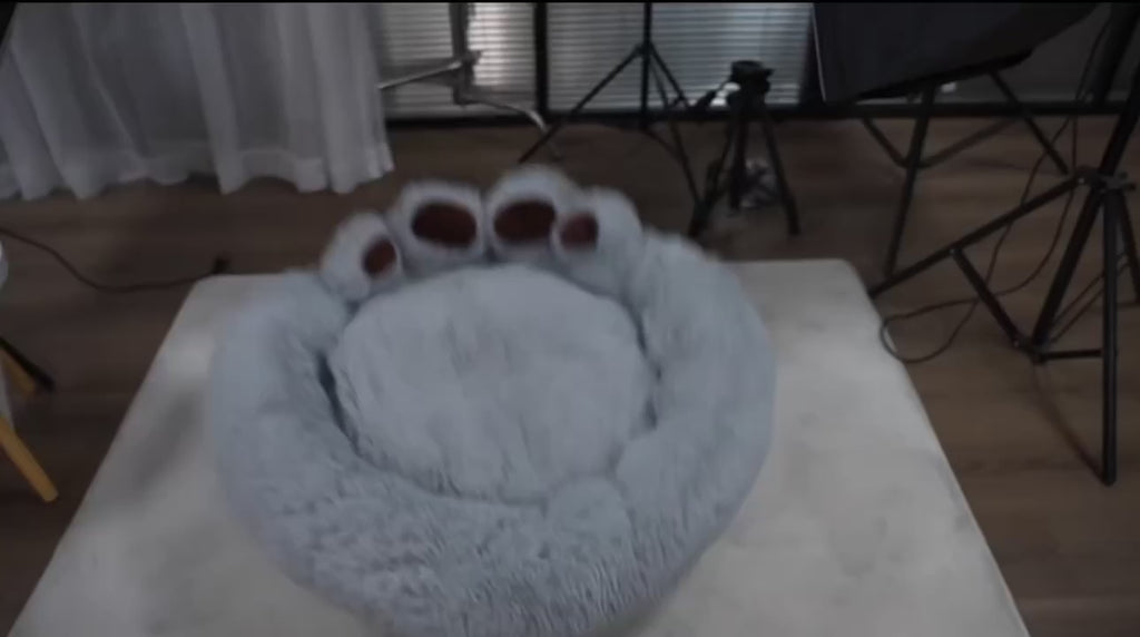 Lit en Peluche Confortable pour Chiens & Chats apaisant et moelleux